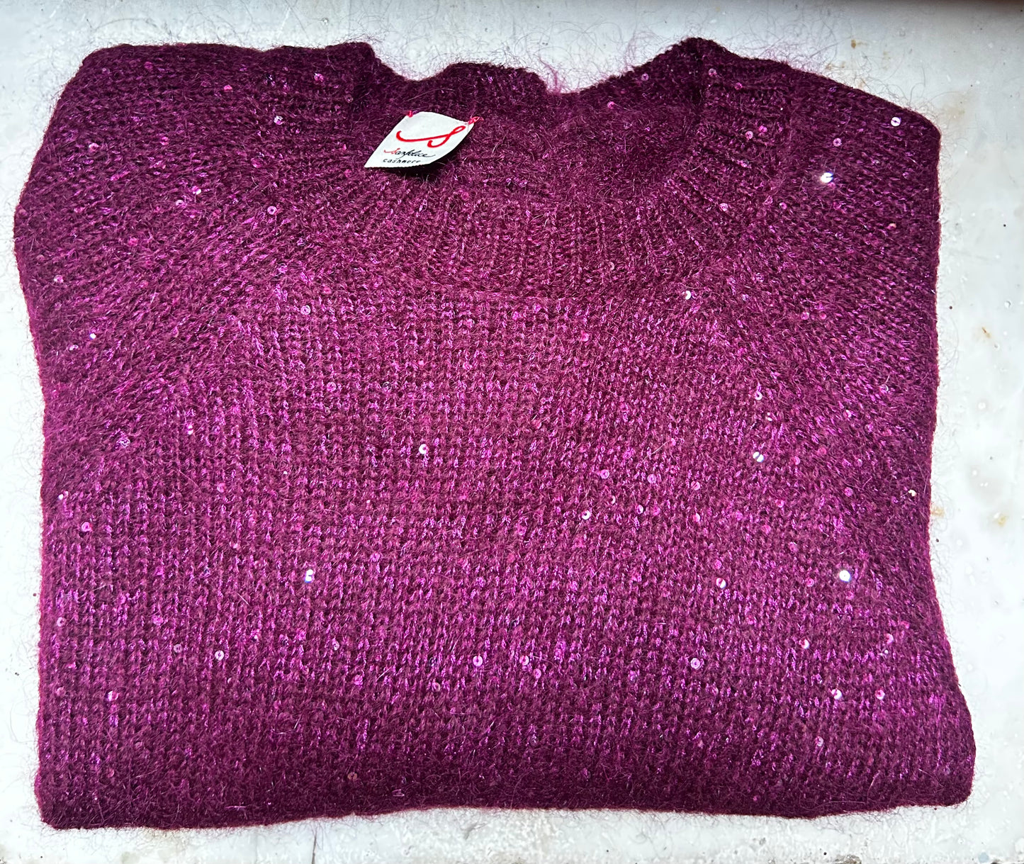 Golf Mohair pailletes