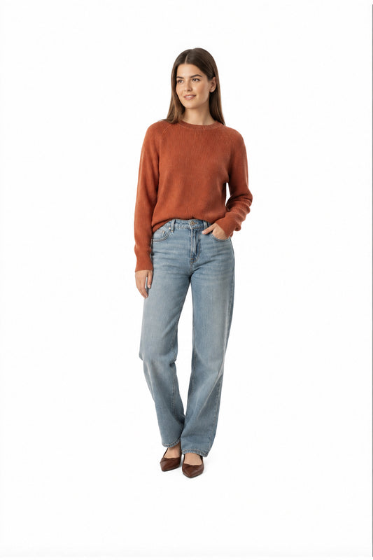 Golf a coste inglesi cashmere lana e seta modello bomber