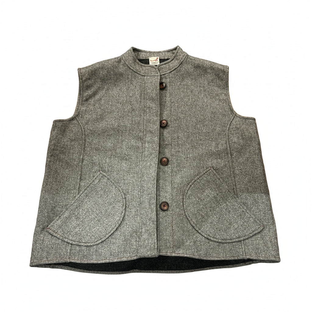 Gillet di tweed