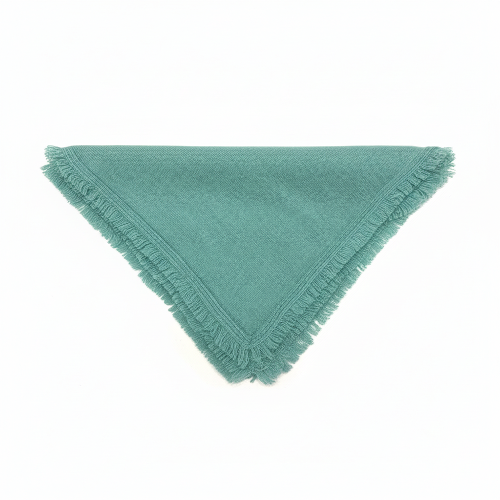 Bandana verde acqua piatta